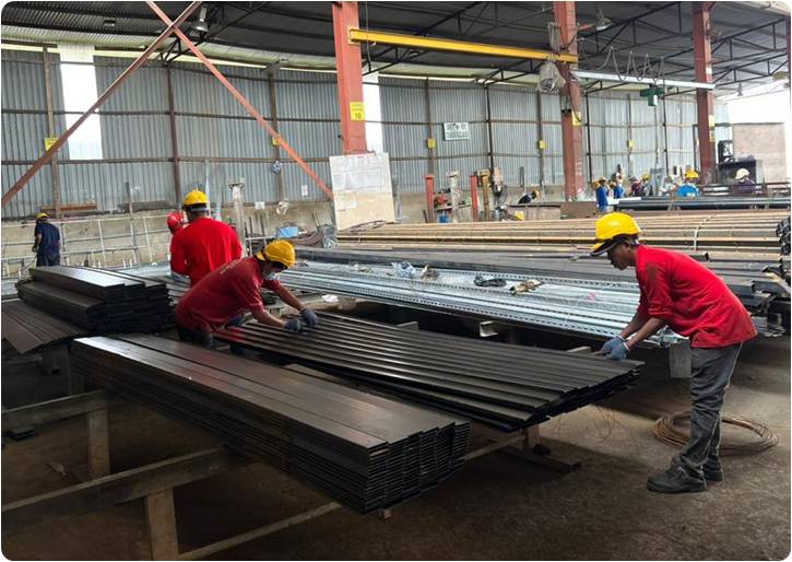 Hot dip galvanization process step 4