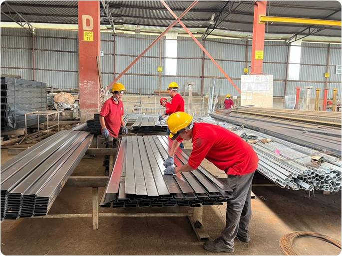 Hot dip galvanization process step 5