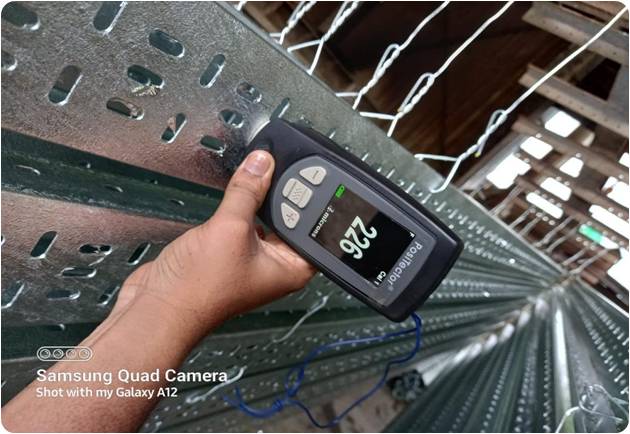 Hot dip galvanization process step 6