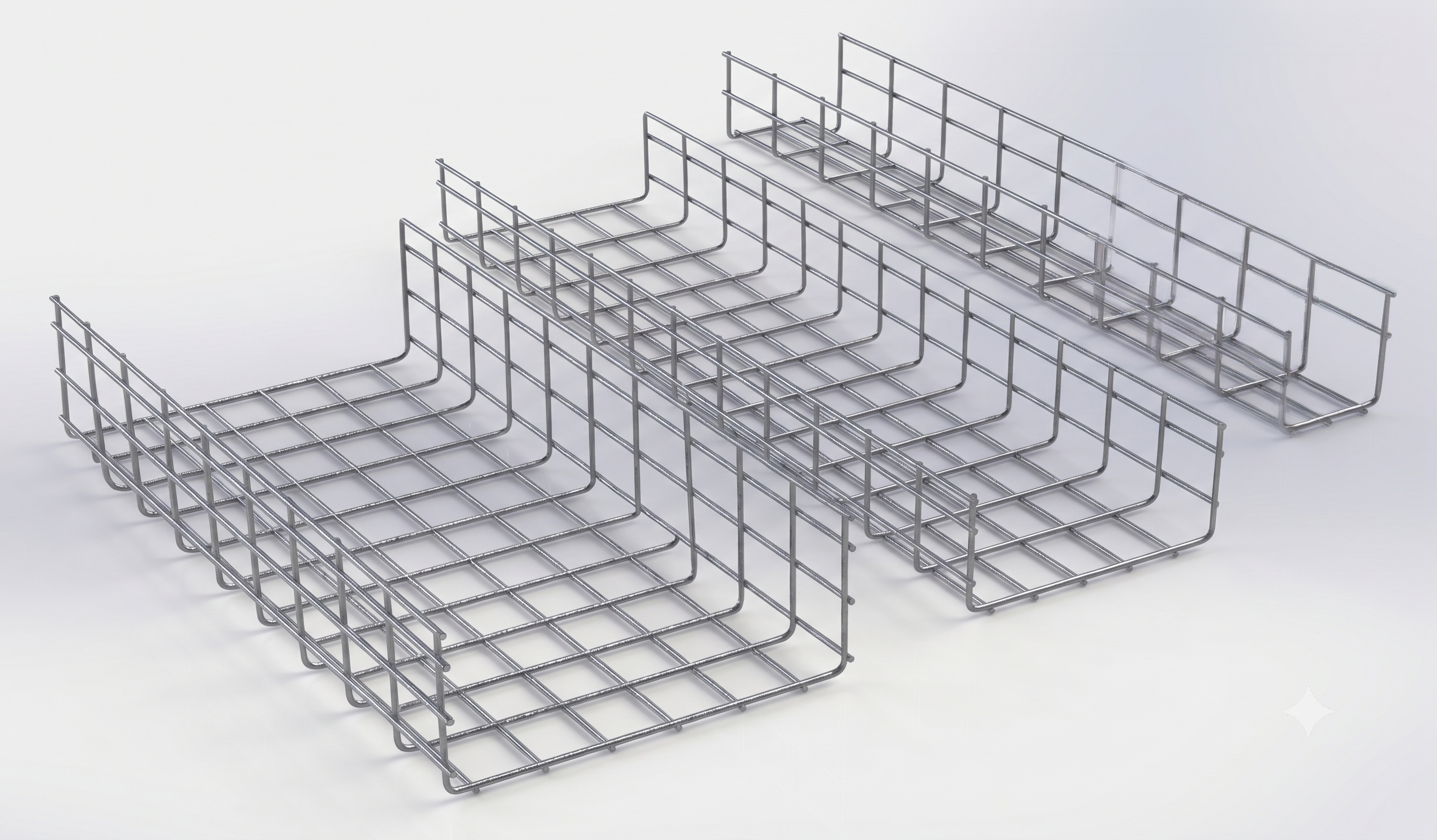 Wire mesh basket cable tray — SAN Engineering Malaysia